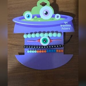 Colorful Beaded Bracelet Set Evil Eye